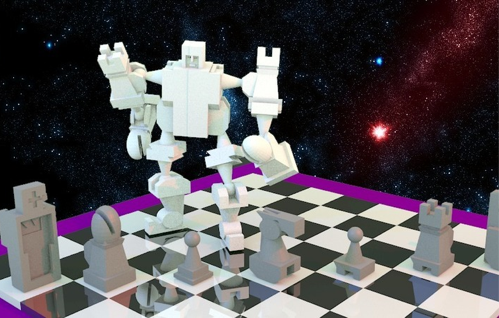 Giant Mecha Chess Set of the Day