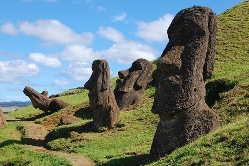 Moai on Rapa Nui (a.k.a. Easter Island) 