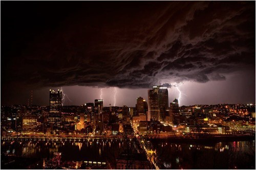 Thunder Storm Over Pittsburgh