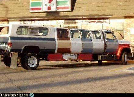Redneck Stretch Limo