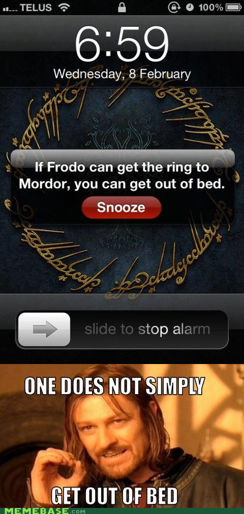 Except on Saturday, I'm All Awake