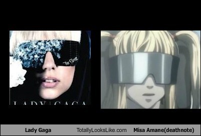 Lady Gaga Totally Looks Like Misa Amane (Deathnote)