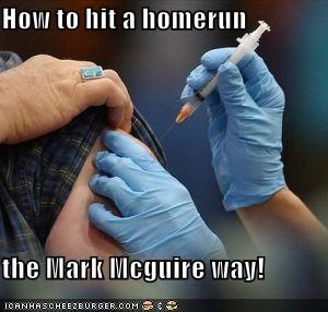 How to hit a homerun  the Mark Mcguire way!