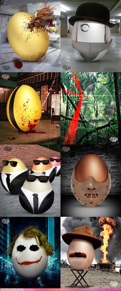Famous Movies as Easter Eggs