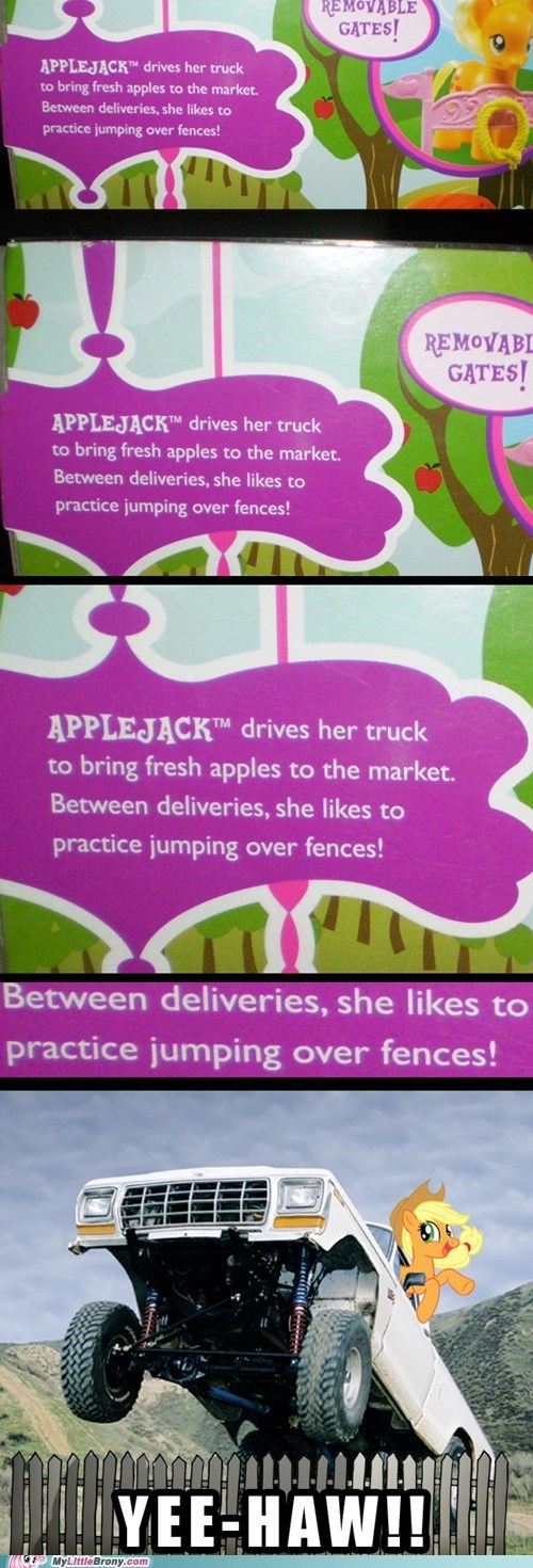 Applejack is Best Truck Driver