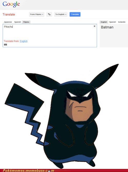 He's the Goddamn Pikachu