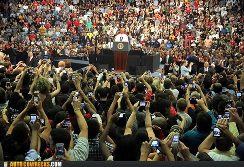 OMG the Prezident, Time to Instagram It!