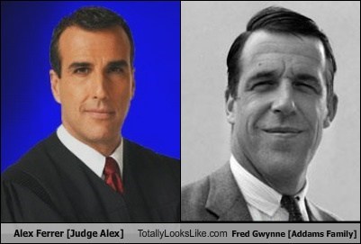 Alex Ferrer [Judge Alex] Totally Looks Like Fred Gwynne [The Munsters]