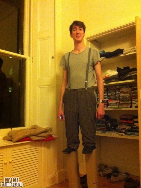 Tall Man in a Short Costume WIN