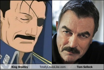 TLL Classic: King Bradley Totally Looks Like Tom Selleck