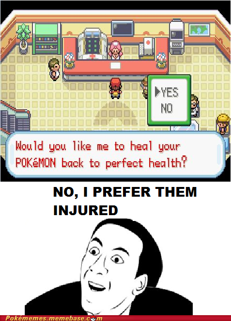 Pokémon Center Logic