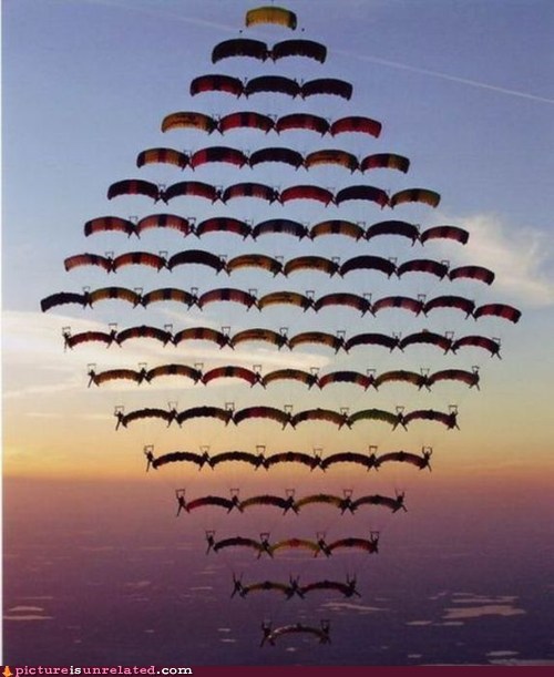 Synchronized Sky Diving