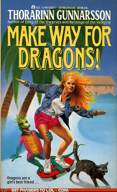 WTF Fantasy Book Covers: Make Way for Dragons