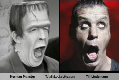 Herman Munster (Fred Gwynne) Totally Looks Like Till Lindemann