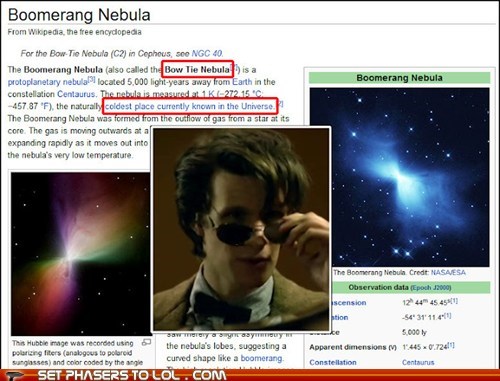 I Visit Boomerang Nebulas Now