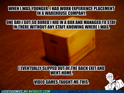 Video Game Life Lesson
