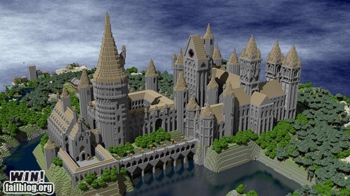 Minecraft Hogwarts WIN
