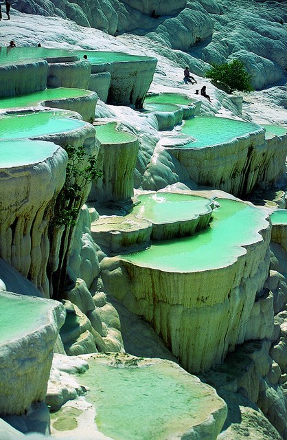 Natural Rock Pools, Pamukkale, Turkey