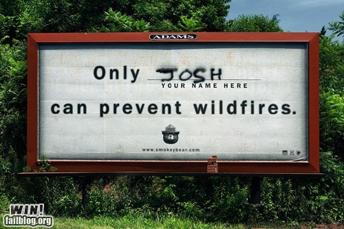 WIN!: Hacked IRL: Thanks For Stepping Up to the Plate, Josh