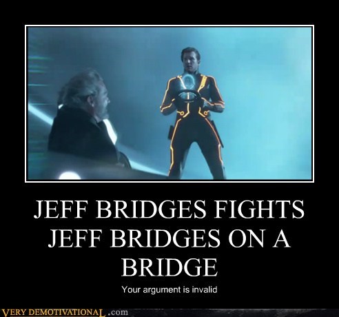 JEFF BRIDGES FIGHTS JEFF BRIDGES ON A BRIDGE