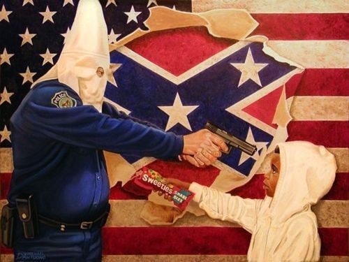 Trayvon Martin Sociological Painting of the Day