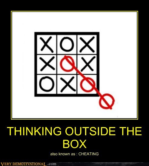 THINKING OUTSIDE THE BOX