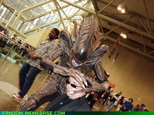 Alien Versus Convention-Goer