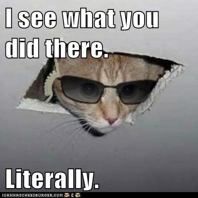 I see what you did there.  Literally.