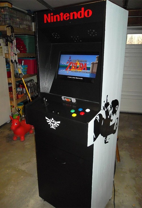DIY Super Nintendo Arcade Cabinet of the Day