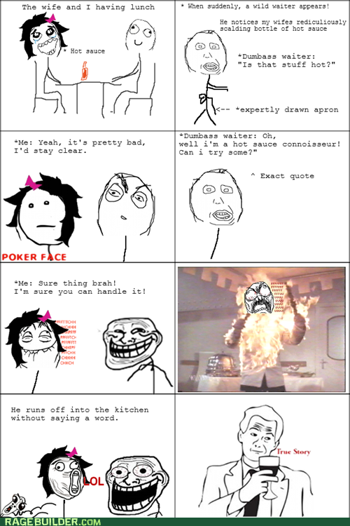Rage Comics: If You Can't Take the Heat, Get Back in the Kitchen