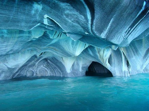 Blue Caverns, Marble Caves in Chile