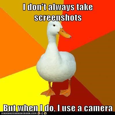 Technologically Impaired Duck: With the Flash On