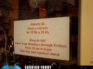 Ring De Bell for Service!