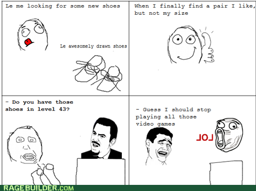 Rage Comics: They Come With +10 Stamina, Right?