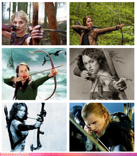 Hot Female Archers From Films