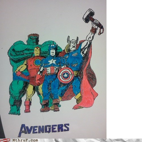 Workplace WIN: Avengers on the Whiteboard