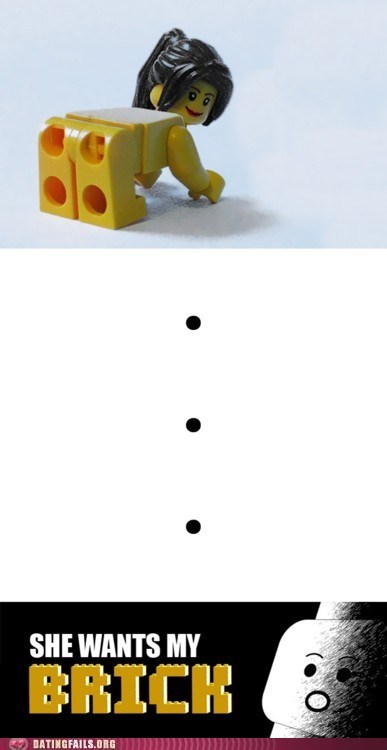Dating Fails: Anatomically Correct Legos Frighten Me