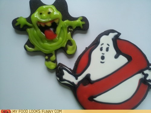 Slimer & Ghostbusters Cookies