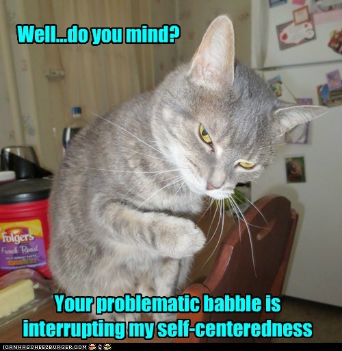 Your therapy session is a no go with Kitty