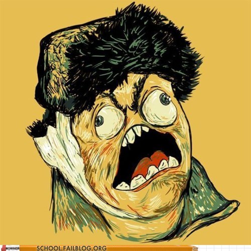 Art History 318: Van Gogh the Rage Face