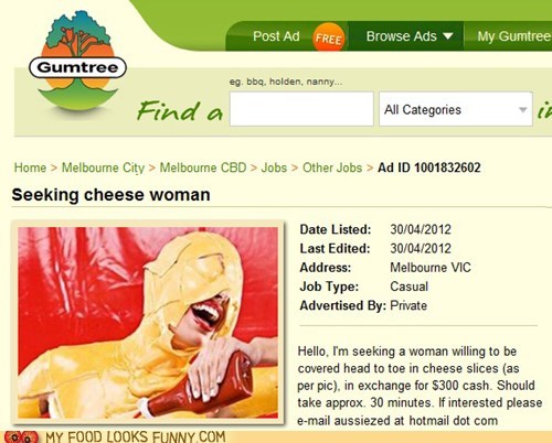 Bring Me a Cheese Maiden!