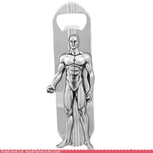 Silver Surfer Bottle Opener