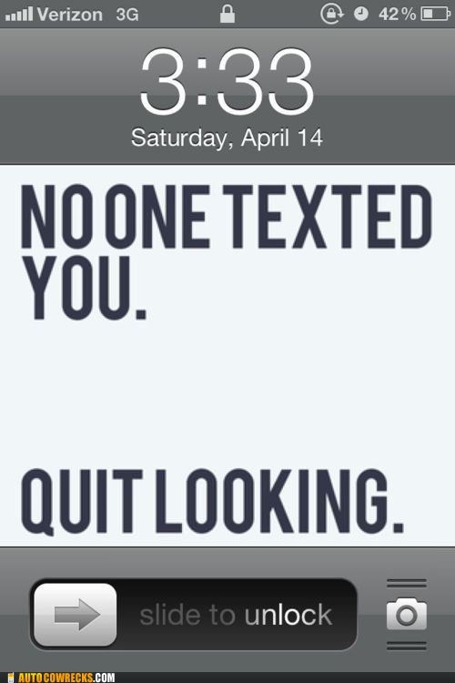 The Lockscreen For the Forever Alone