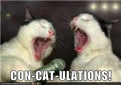 CON-CAT-ULATIONS!