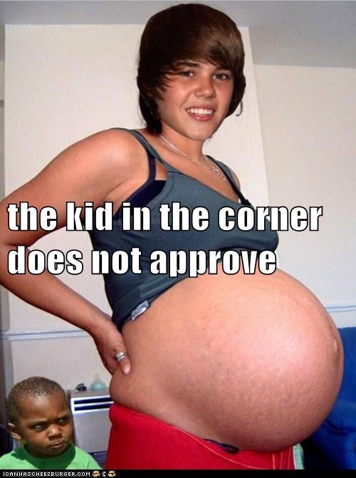the kid in the corner does not approve