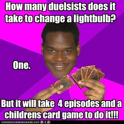 How many duelsists does it take to change a lightbulb?