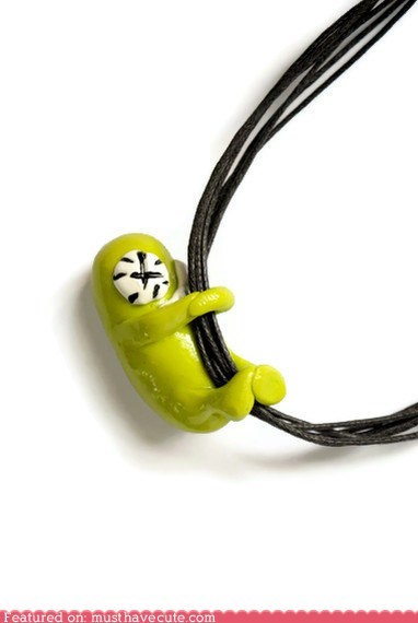 Little Green Guy Necklace