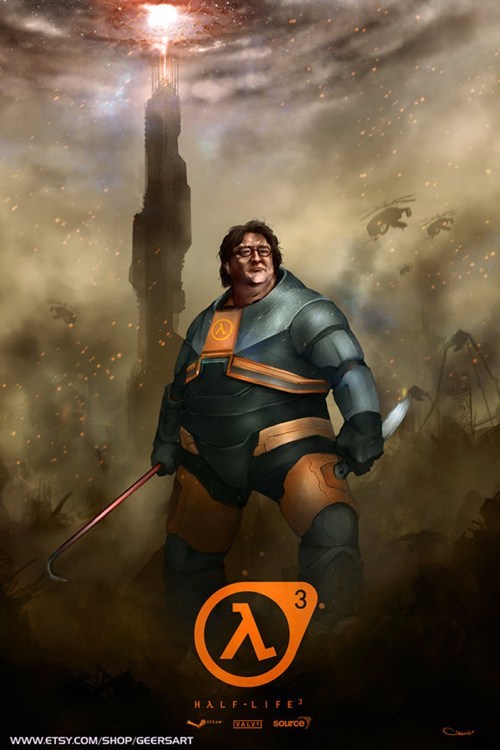 Gabe Newell Fan Art of the Day