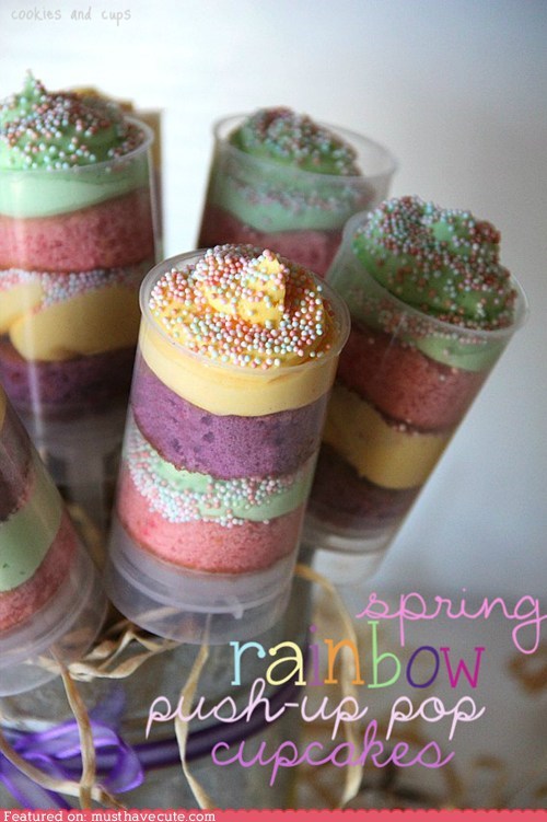 Epicute: Springtime Push-Pop Cakes