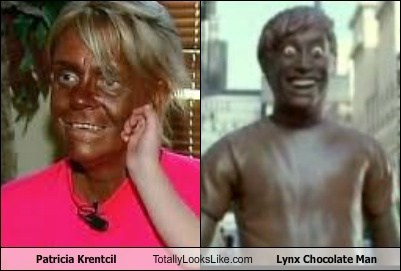 Patricia Krentcil Totally Looks Like Lynx Chocolate Man